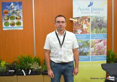 Daniel Girarduan van André Briant Jeuens Plants “jonge planten”. Daniel is de verkoper voor Nederland en het Verenigd Koninkrijk voor de Franse jonge planten leverancier.